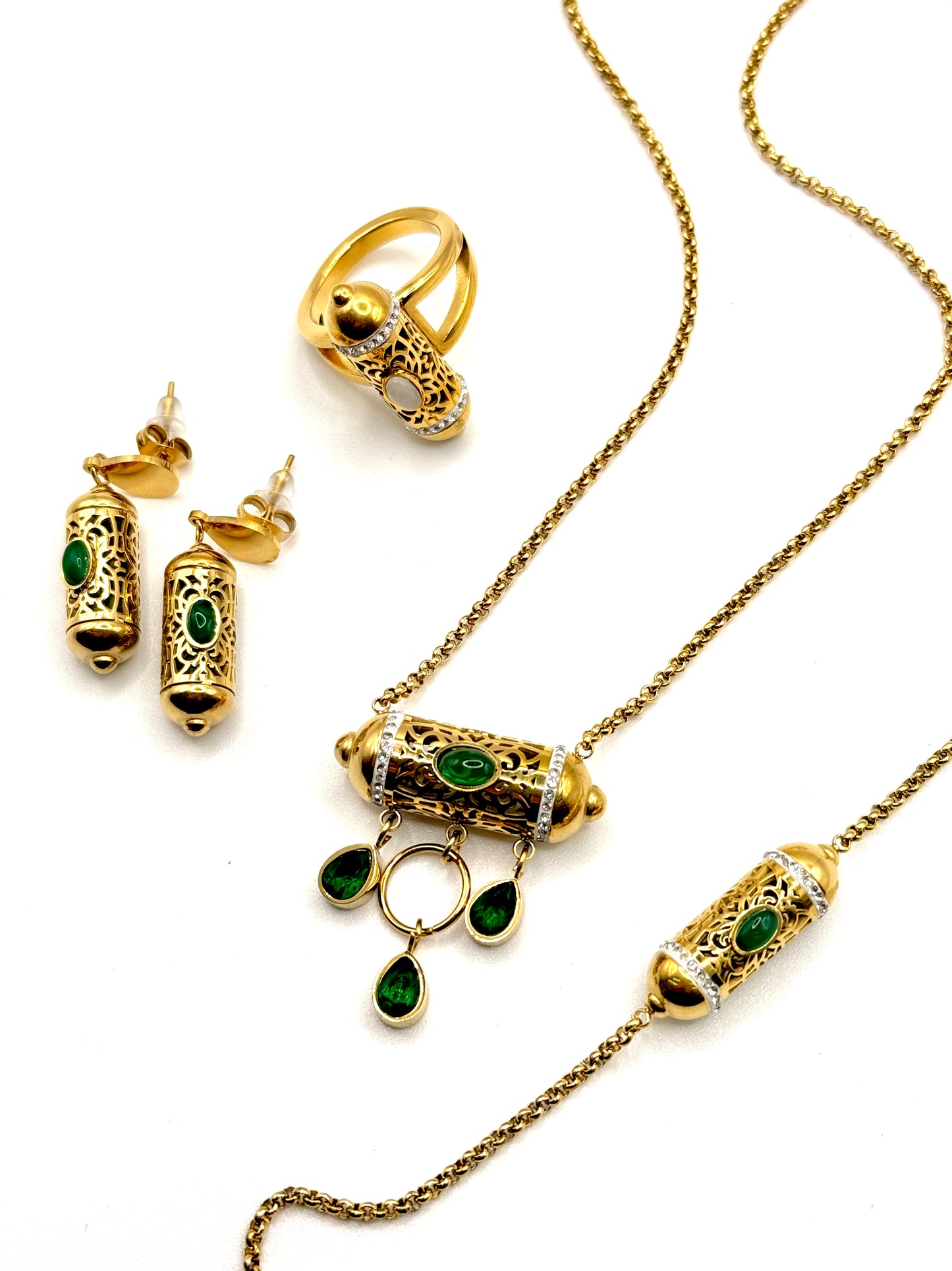 Mina | Parure étanche en acier inoxydable