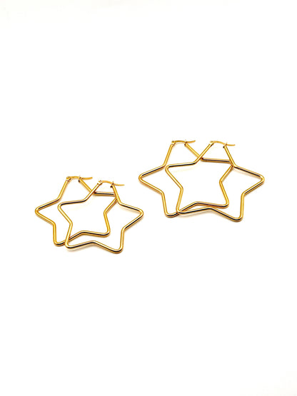 Boucles d'oreilles Star