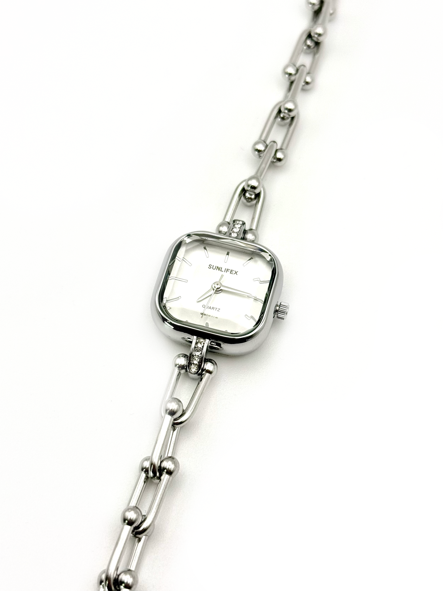 Sanah argenté | Montre en acier inoxydable