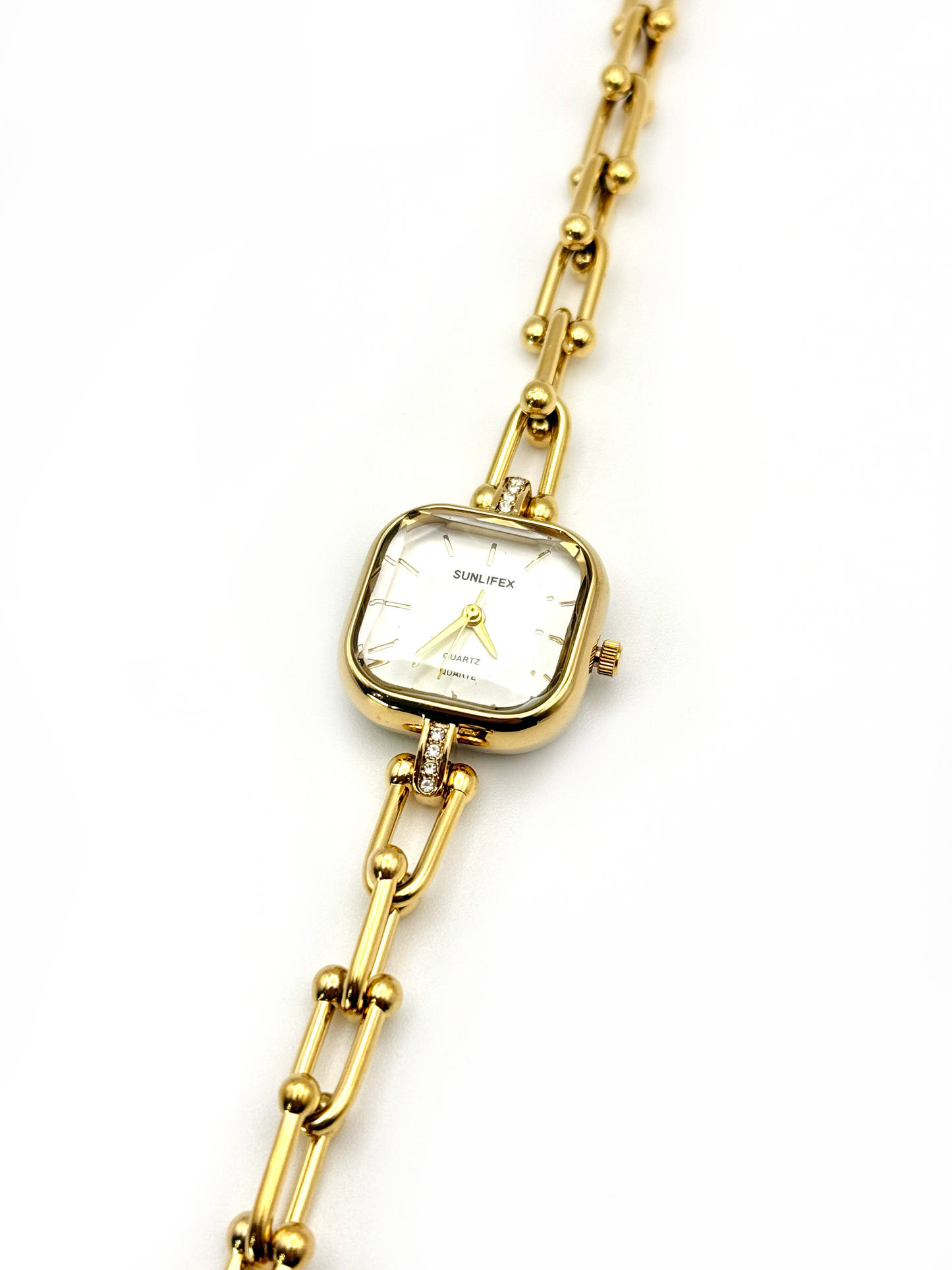 Sanah doré | Montre en acier inoxydable