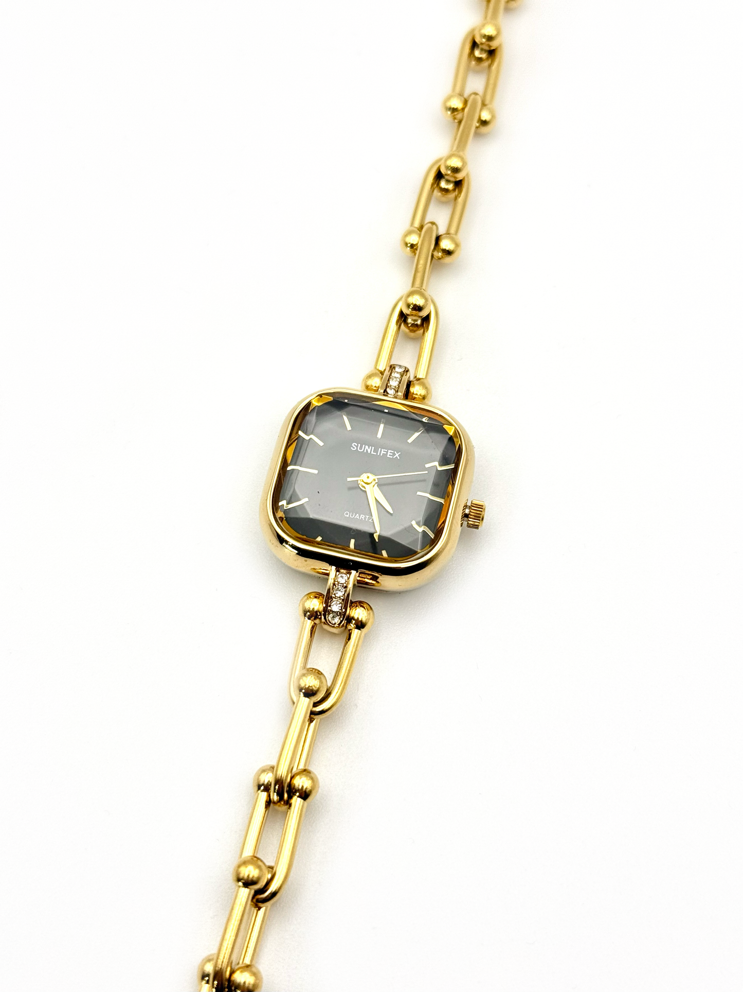 Sanah doré | Montre en acier inoxydable