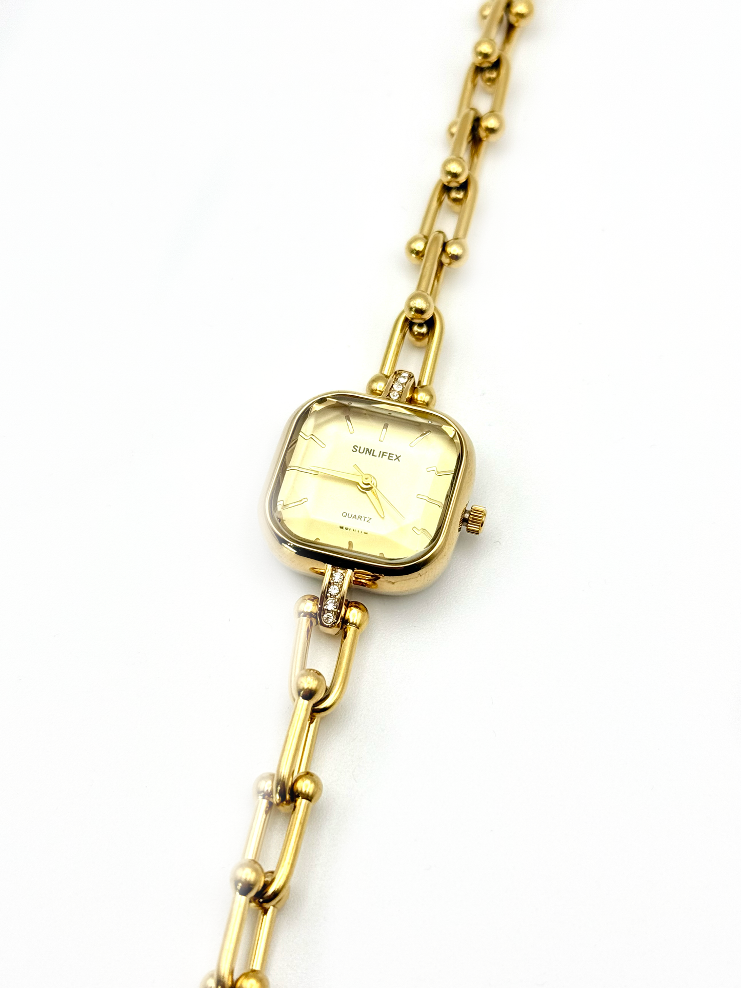 Sanah doré | Montre en acier inoxydable