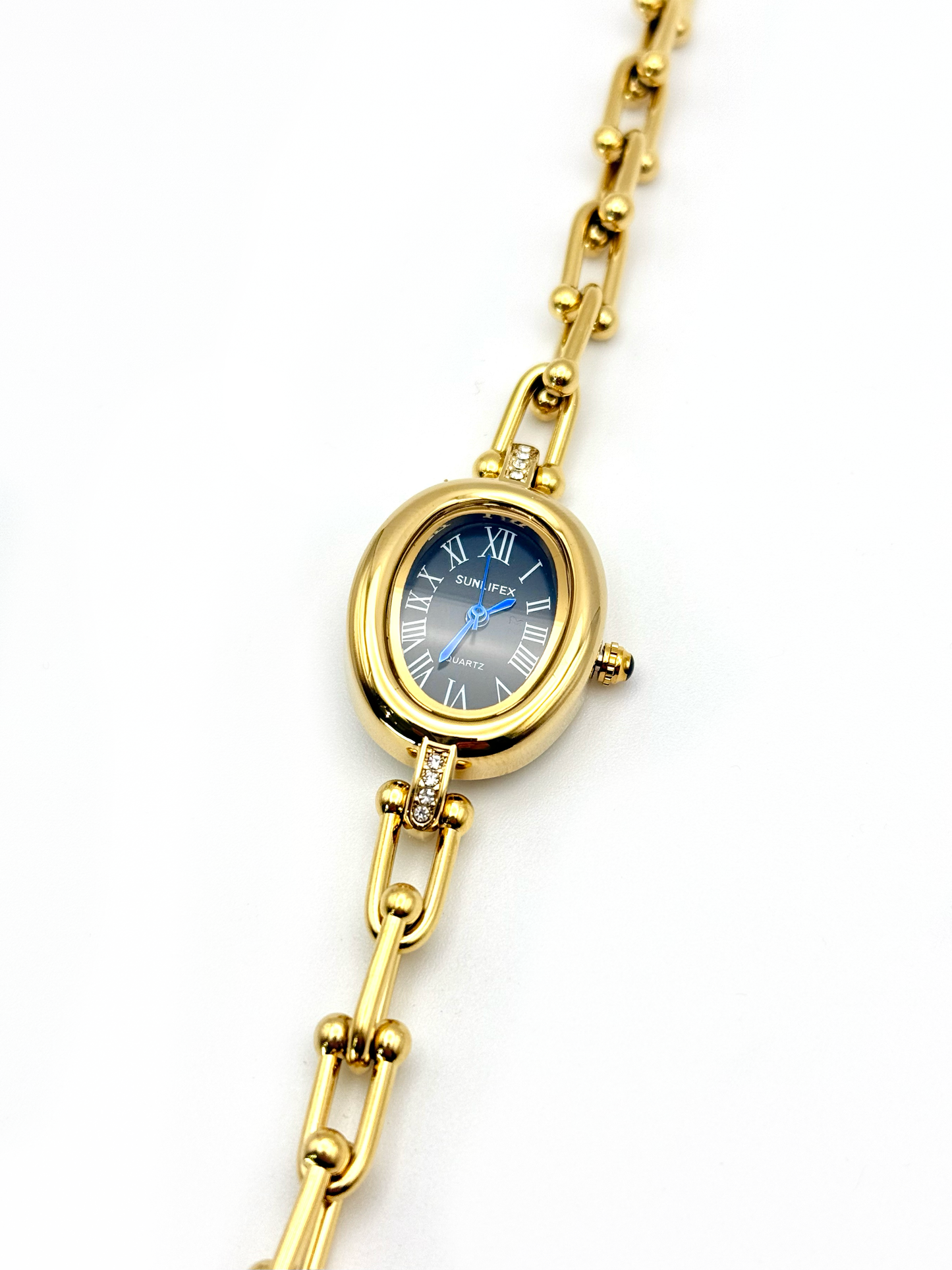 Mina doré | Montre en acier inoxydable