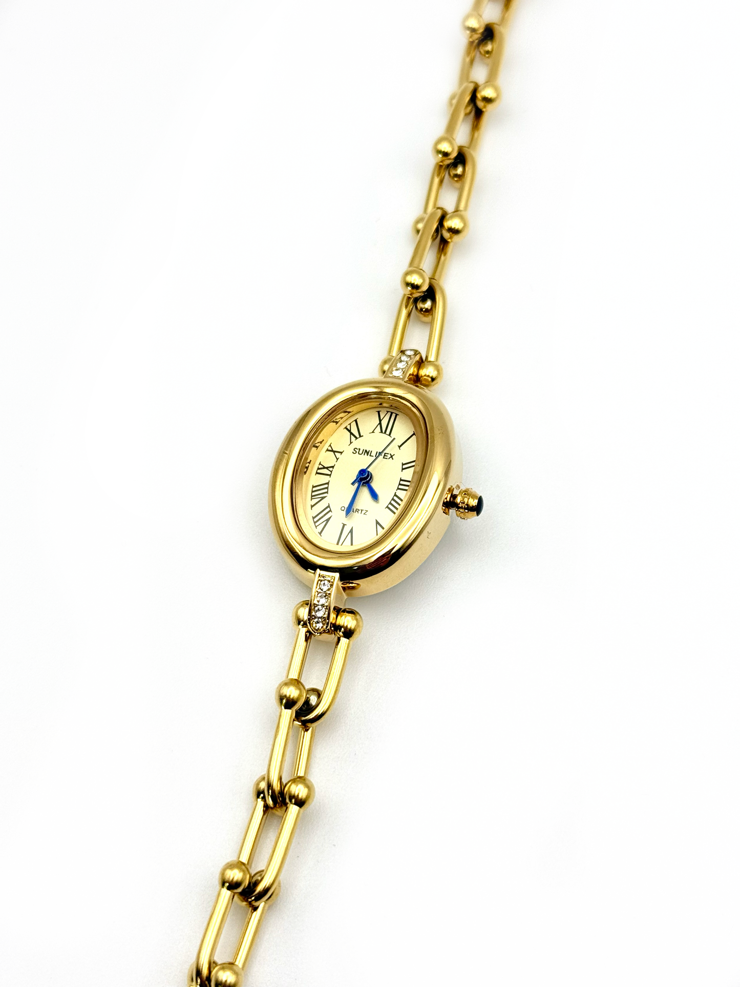 Mina doré | Montre en acier inoxydable