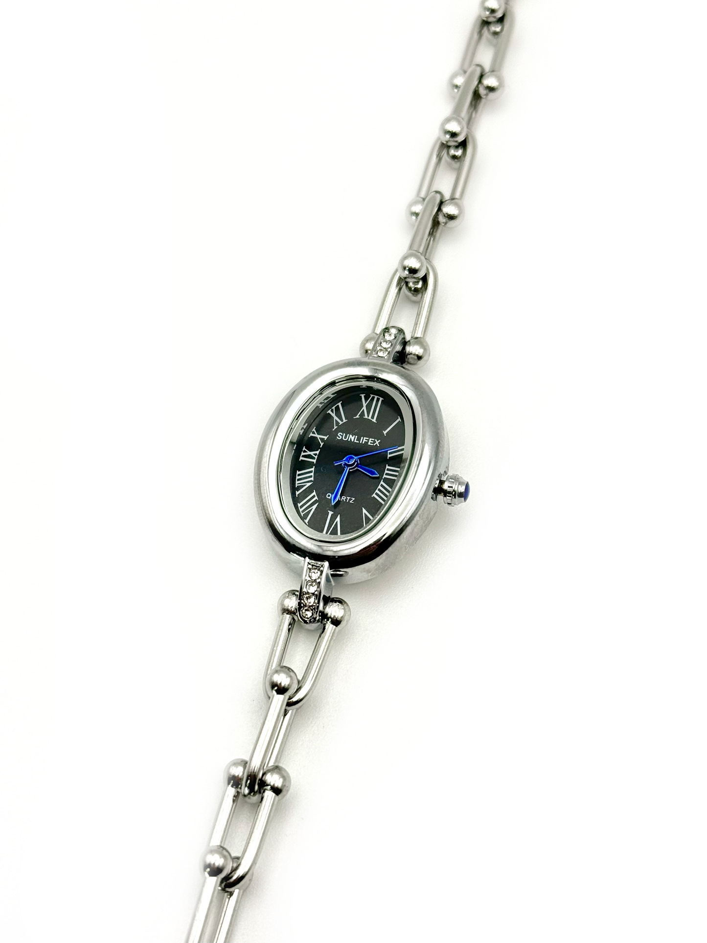 Mina argenté | Montre en acier inoxydable