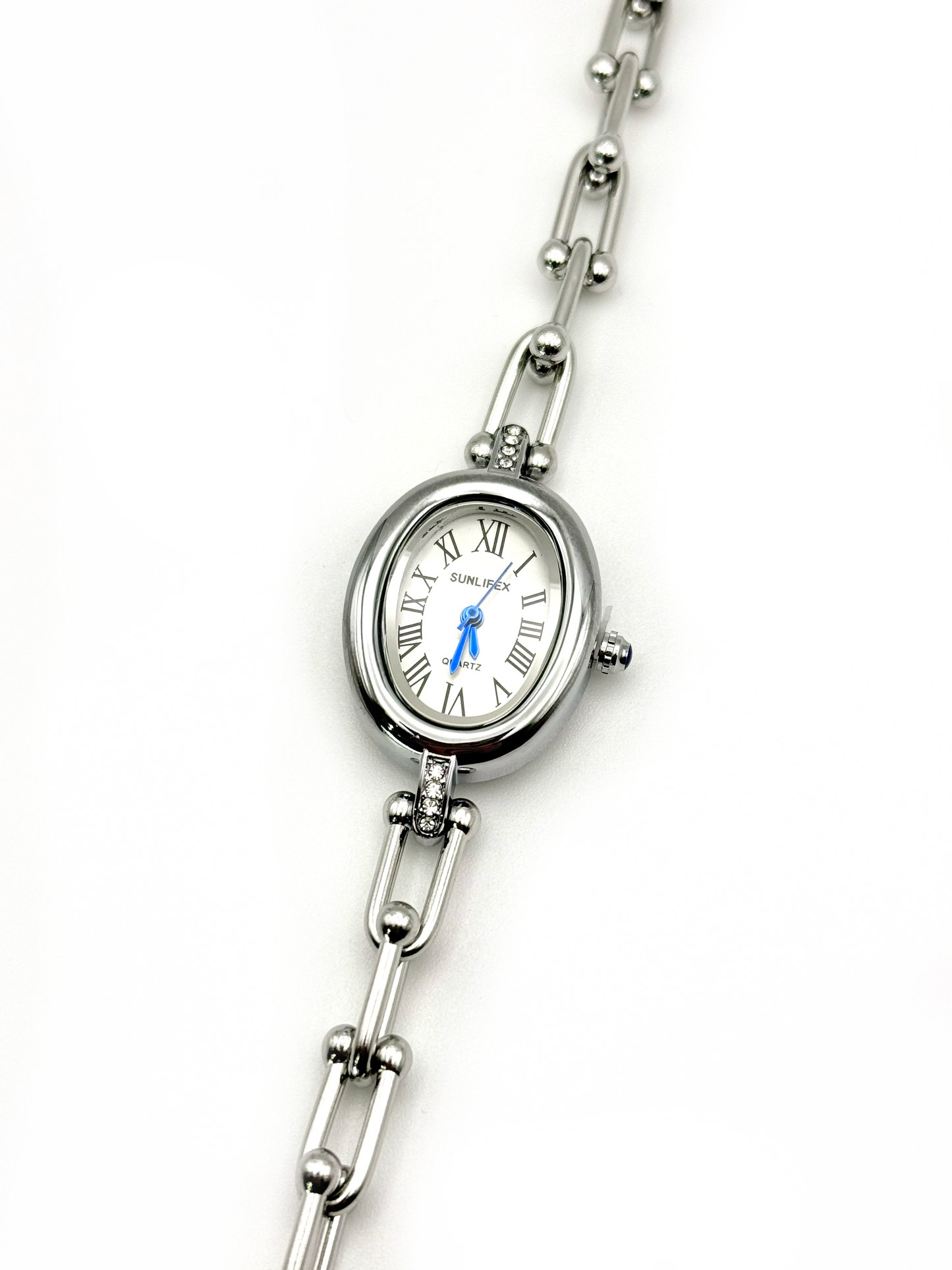 Mina argenté | Montre en acier inoxydable