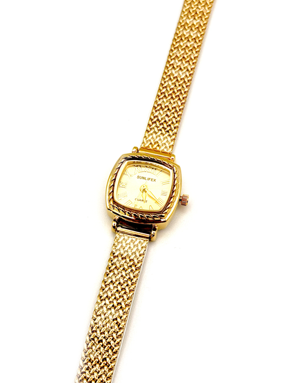 Maelle doré | Montre en acier inoxydable