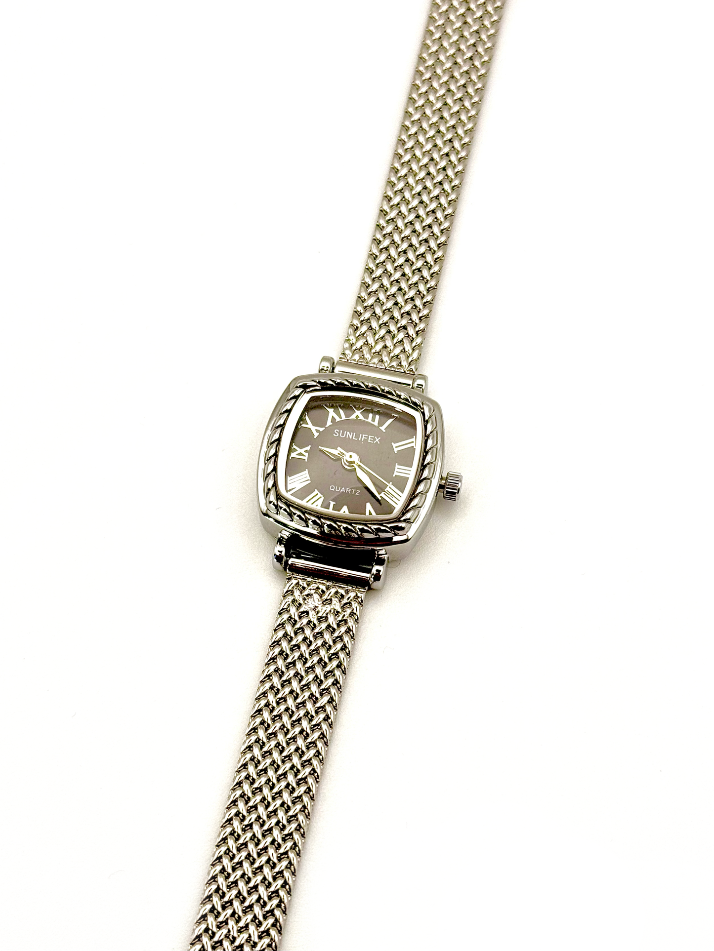 Maelle argenté | Montre en acier inoxydable