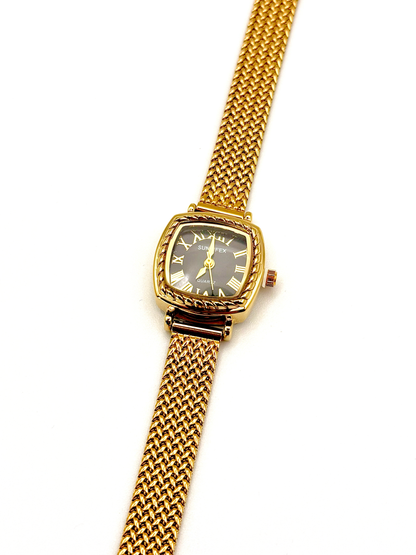 Maelle doré | Montre en acier inoxydable