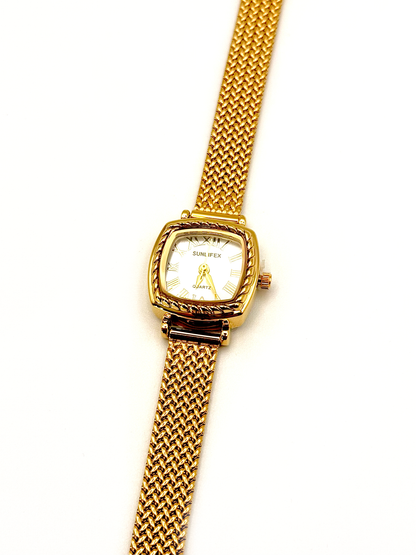 Maelle doré | Montre en acier inoxydable