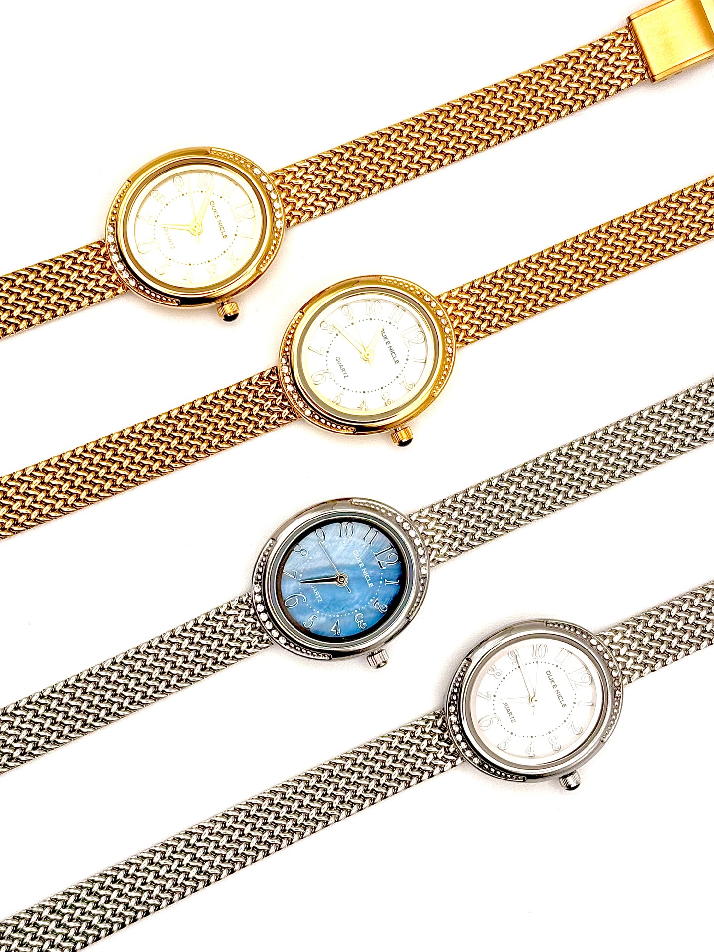 Milan argenté | Montre en acier inoxydable