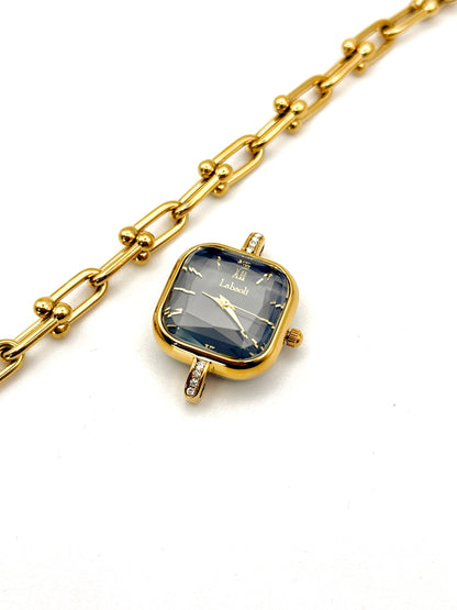 Sanae doré | Montre étanche en acier inoxydable