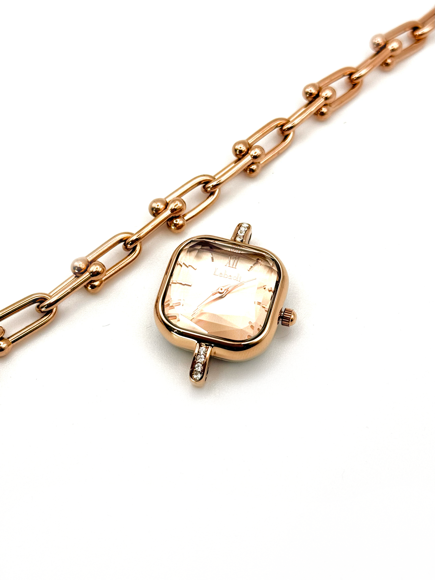 Sanae rose doré | Montre étanche en acier inoxydable