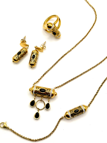 Mina | Parure étanche en acier inoxydable