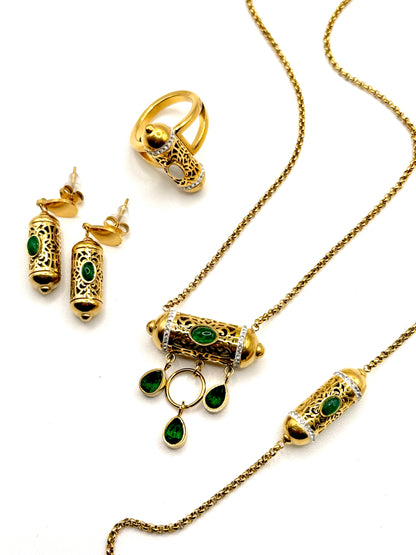 Mina | Parure étanche en acier inoxydable