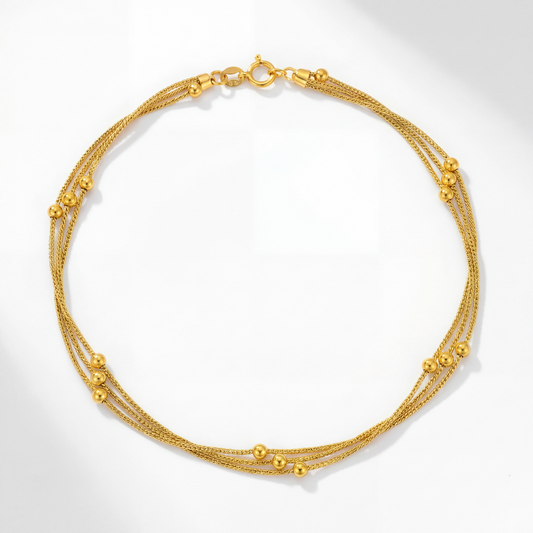 Kami | Bracelet de cheville en acier inoxydable