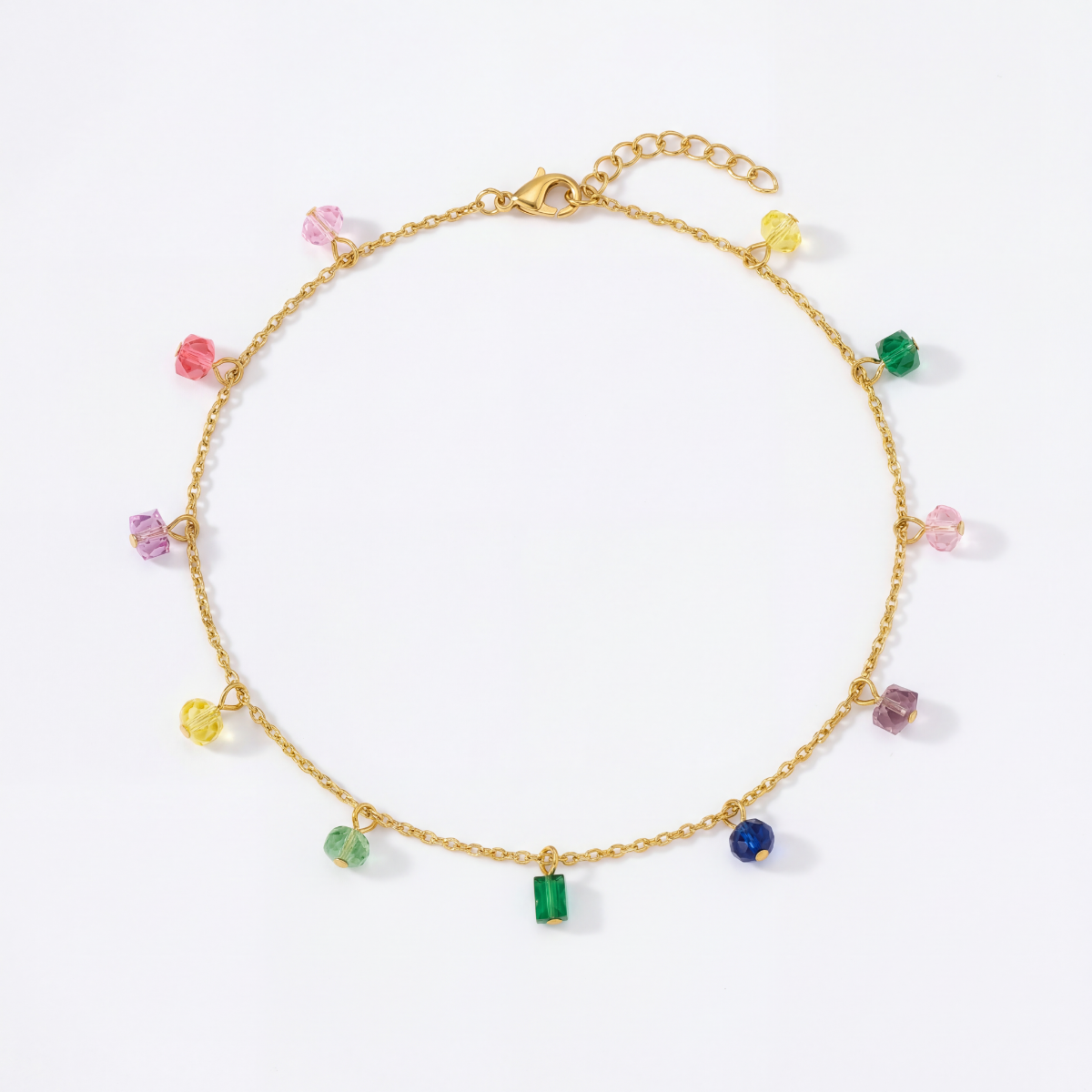 Lily | Bracelet de cheville en acier inoxydable